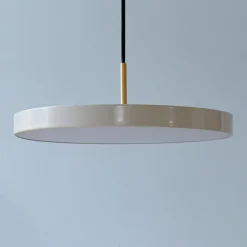 UMAGE Pendellamper|Pendellamper > LED-hængelampe Asteria Mini, perlehvid/messing, Ø 31 cm