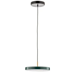 UMAGE Pendellamper > LED-hængelampe Asteria Mini mørkegrøn/messing Ø 31 cm