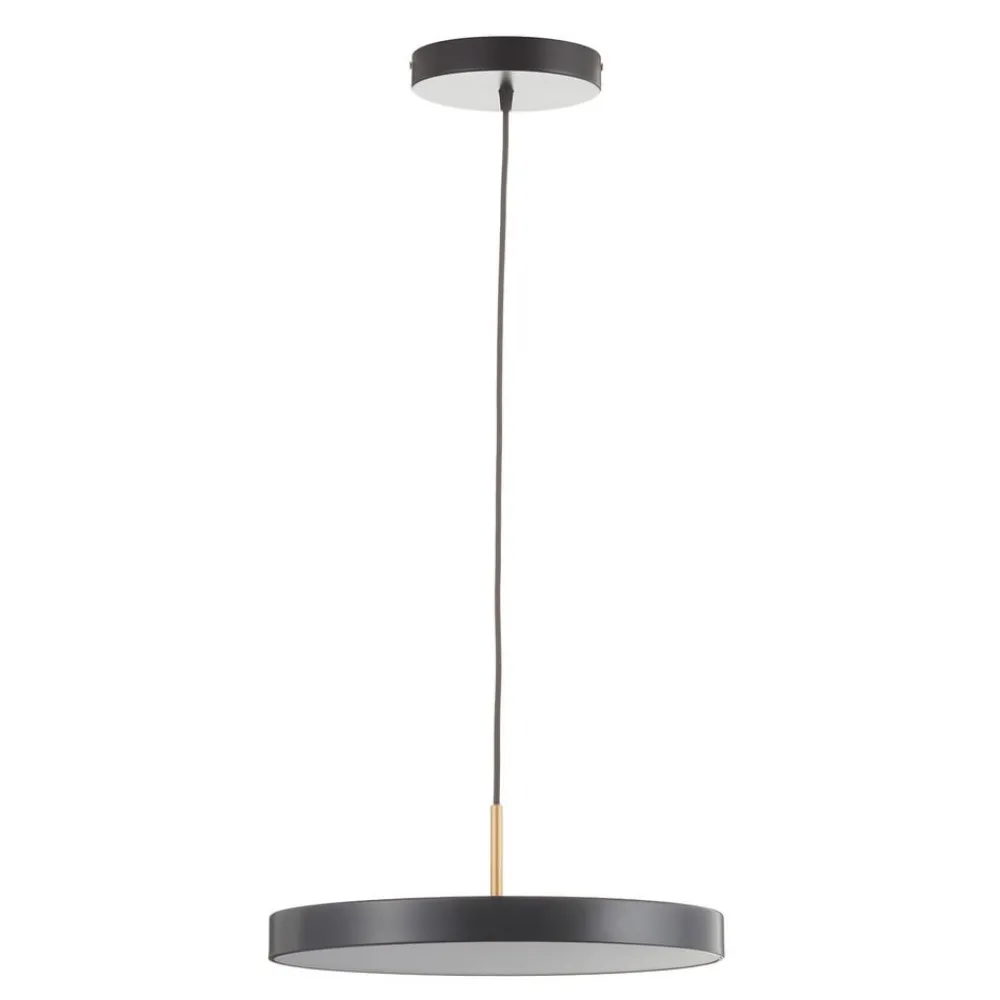 UMAGE Pendellamper > LED-hængelampe Asteria Medium antracit/messing Ø 43 cm