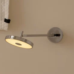 Væglamper ^ UMAGE LED-væglampe Asteria LONG HW, poleret stål, 45 cm