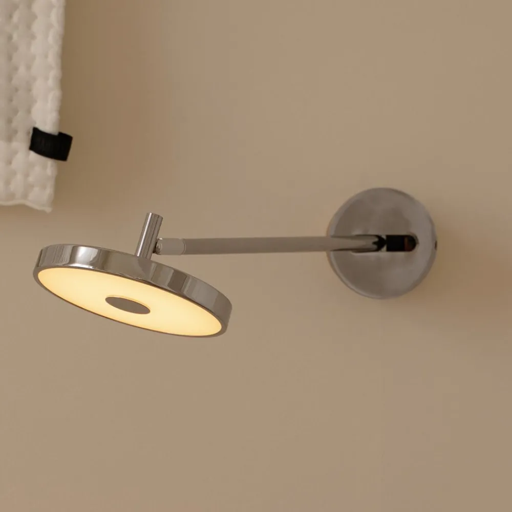 Væglamper ^ UMAGE LED-væglampe Asteria LONG HW, poleret stål, 45 cm