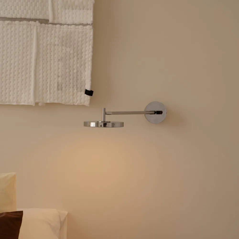 Væglamper ^ UMAGE LED-væglampe Asteria LONG HW, poleret stål, 45 cm