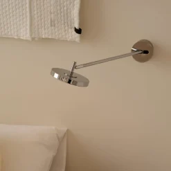 Væglamper ^ UMAGE LED-væglampe Asteria LONG HW, poleret stål, 45 cm