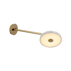 Væglamper|Væglamper ^ UMAGE LED-væglampe Asteria Long, lysegrå, 42 cm, stik