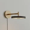 UMAGE Væglamper|Væglamper > LED-væglampe Asteria Short, sort, 25 cm, stik