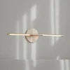 UMAGE Væglamper|Væglamper > LED-væglampe Omni, messing, længde 74 cm