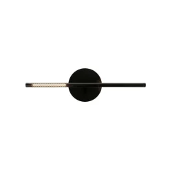 Væglamper ^ UMAGE LED-væglampe Omni, sort, bredde 54 cm, 2 lyskilder