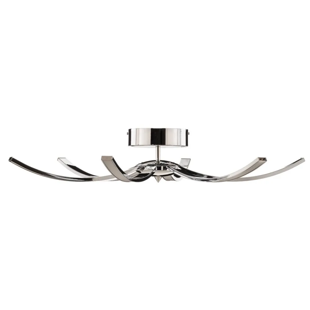 Domiluce Loftlamper|Loftlamper > Umbra LED-loftlampe, 6 lyskilder, 91 cm, krom