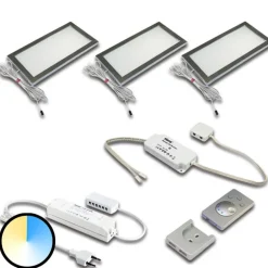 Hera Underskabsbelysning > Underskabsbelysning Dynamic LED Sky 3-sæt stål