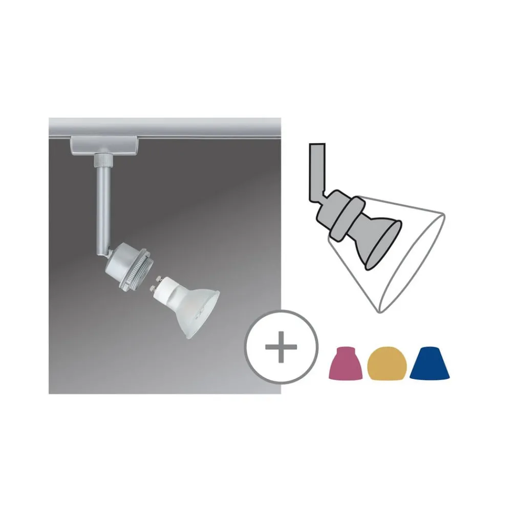 Skinnesystem ^ Paulmann URail LED-spot 3,5 W GZ10 krom mat
