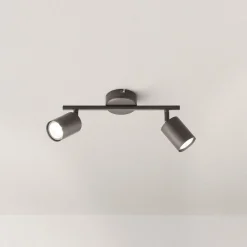 FISCHER & HONSEL Spotlights > Vano LED-loftspot, sort, 2 lyskilder