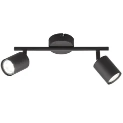 FISCHER & HONSEL Spotlights > Vano LED-loftspot, sort, 2 lyskilder