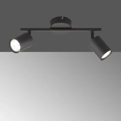 FISCHER & HONSEL Spotlights > Vano LED-loftspot, sort, 2 lyskilder