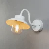 Konstsmide Væglamper > Vega Mini udendørs væglampe, bredde 22 cm, hvid