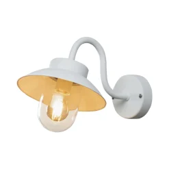 Konstsmide Væglamper > Vega Mini udendørs væglampe, bredde 22 cm, hvid