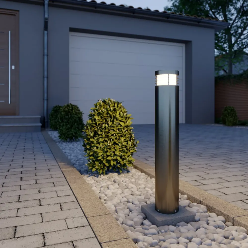 Gadebelysning ^ Arcchio Vejlampe Caramia, stål, saltvandsresistent