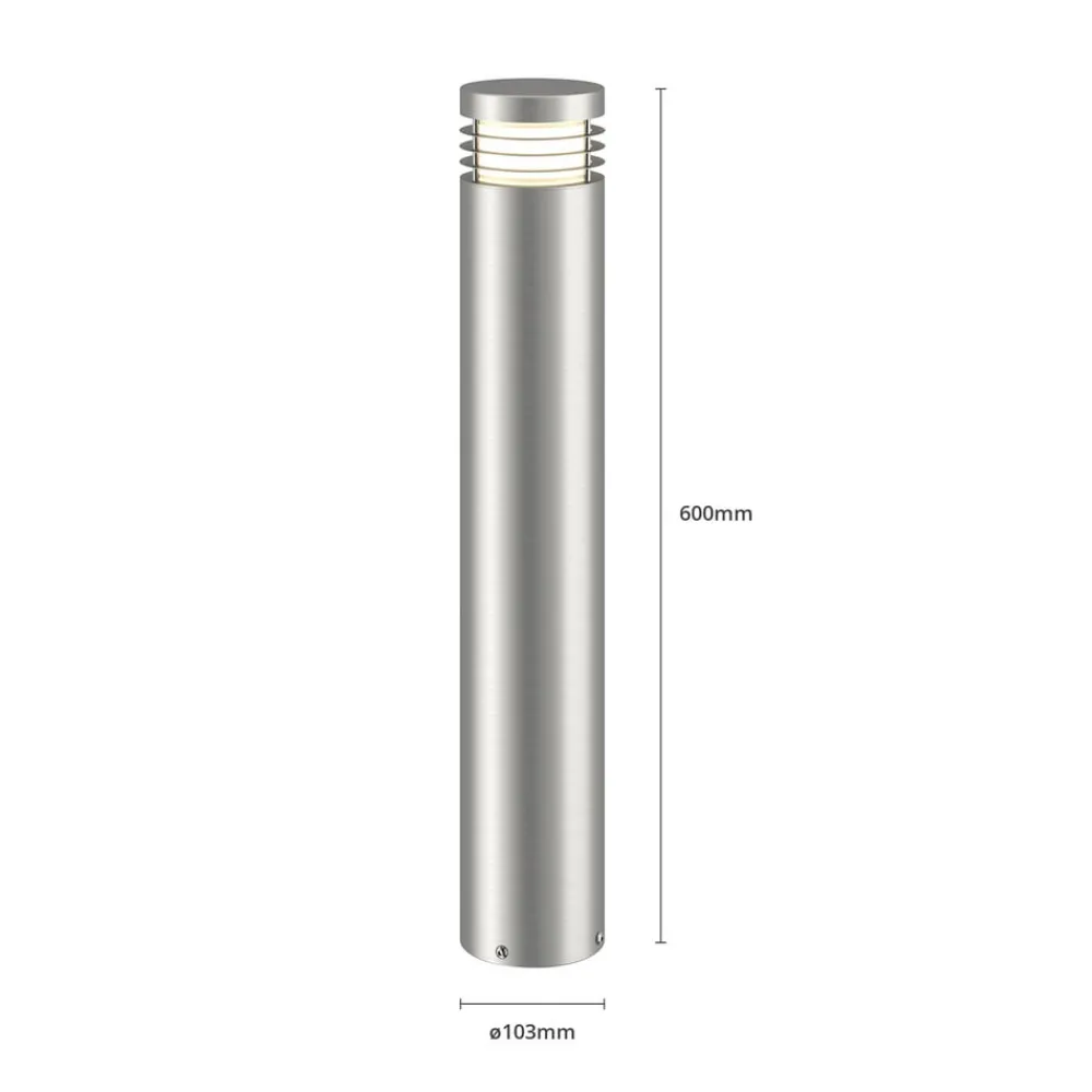 Gadebelysning ^ Arcchio Vejlampe Caramia, stål, saltvandsresistent