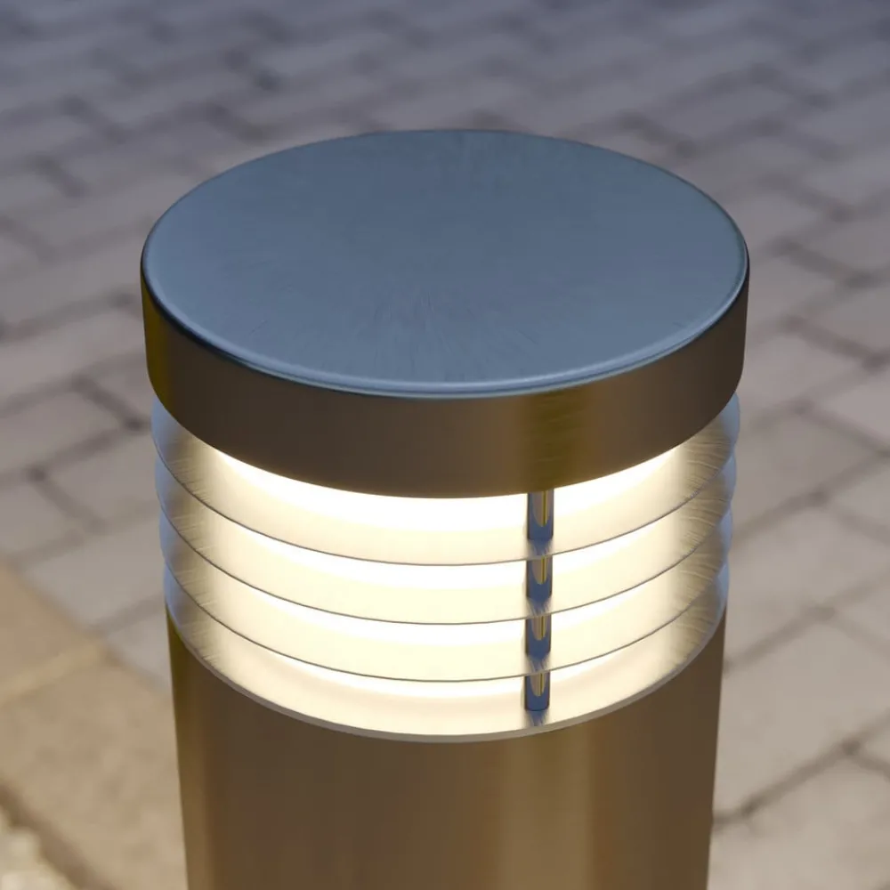 Gadebelysning ^ Arcchio Vejlampe Caramia, stål, saltvandsresistent