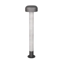 Trio Lighting Gadebelysning > Vejlampe Fraser, grå/betonlook, aluminium, IP54, højde 84,5 cm