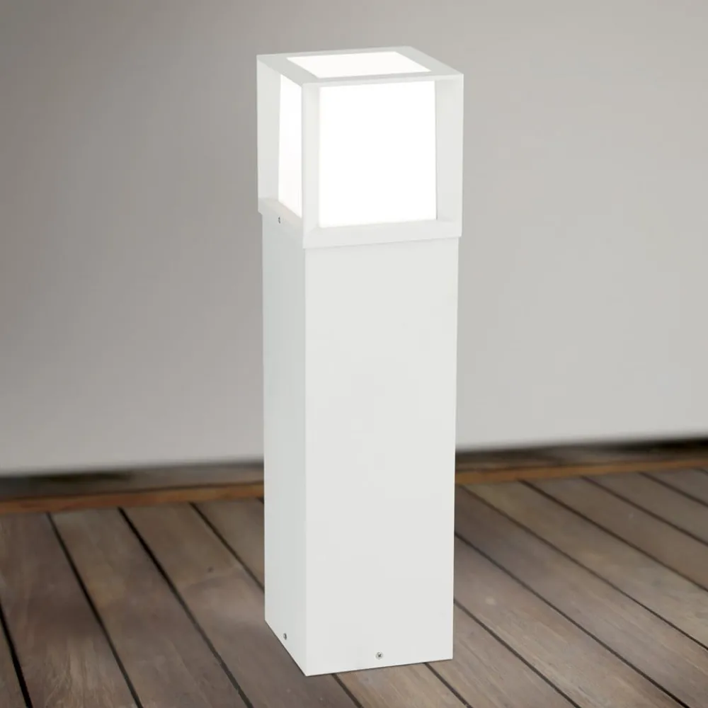 ORION Gadebelysning > Vejlampe Henry, hvid, højde 60 cm, aluminium/stål