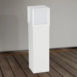 ORION Gadebelysning > Vejlampe Henry, hvid, højde 60 cm, aluminium/stål