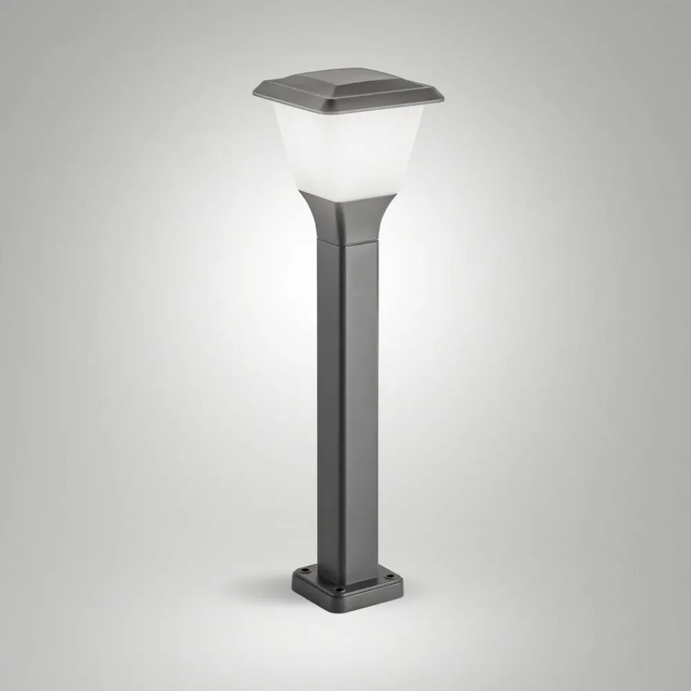 Fabas Luce Gadebelysning > Vejlampe Lena, 60 cm, mørkegrå, metal, E27, IP65