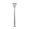 Gadebelysning ^ Searchlight Vejlampe X Conrad, sølv, IP44, højde 51 cm, stål