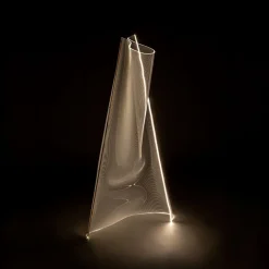 Schuller Valencia Gulvlamper|Gulvlamper > Velos LED-gulvlampe, organisk form, rosaguld