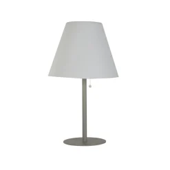 Searchlight Dekorationsbelysning|Solcellelamper > Venice I LED-bordlampe, IP44, hvid/sølv
