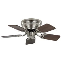 Loftventilatorer ^ CasaFan Ventilator Classic Flat III børstet krom 75 cm