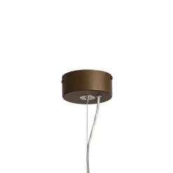Pendellamper ^ Euluna Vento hængelampe, kaffebrun, Ø 50 cm