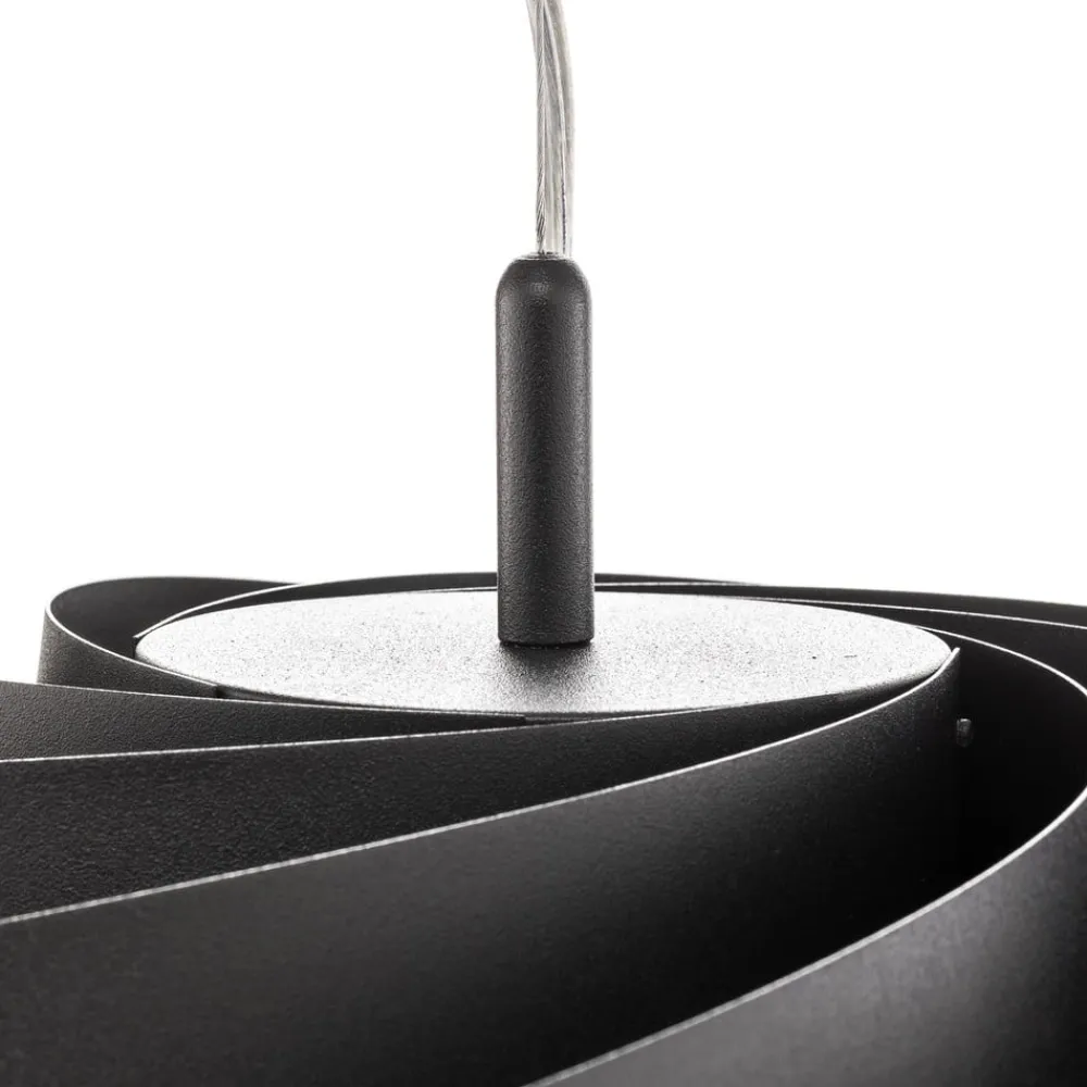 Domiluce Gang|Pendellamper > Vento hængelampe, sort, Ø 50 cm, metal, E27