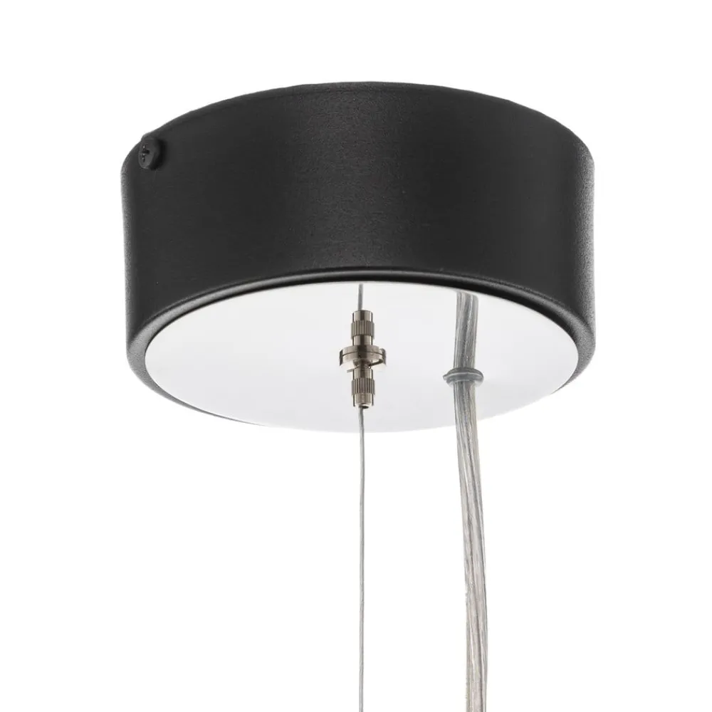 Domiluce Gang|Pendellamper > Vento hængelampe, sort, Ø 50 cm, metal, E27