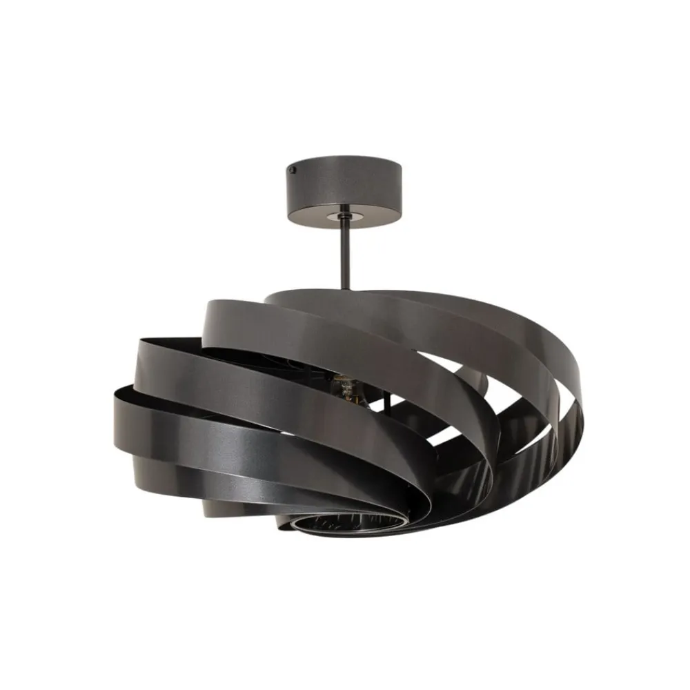 Loftlamper|Loftlamper ^ Euluna Vento loftlampe, antracit, Ø 50 cm