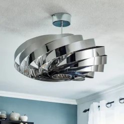 Euluna Gang|Loftlamper > Vento loftlampe, krom nikkelfarvet, Ø 60 cm, metal