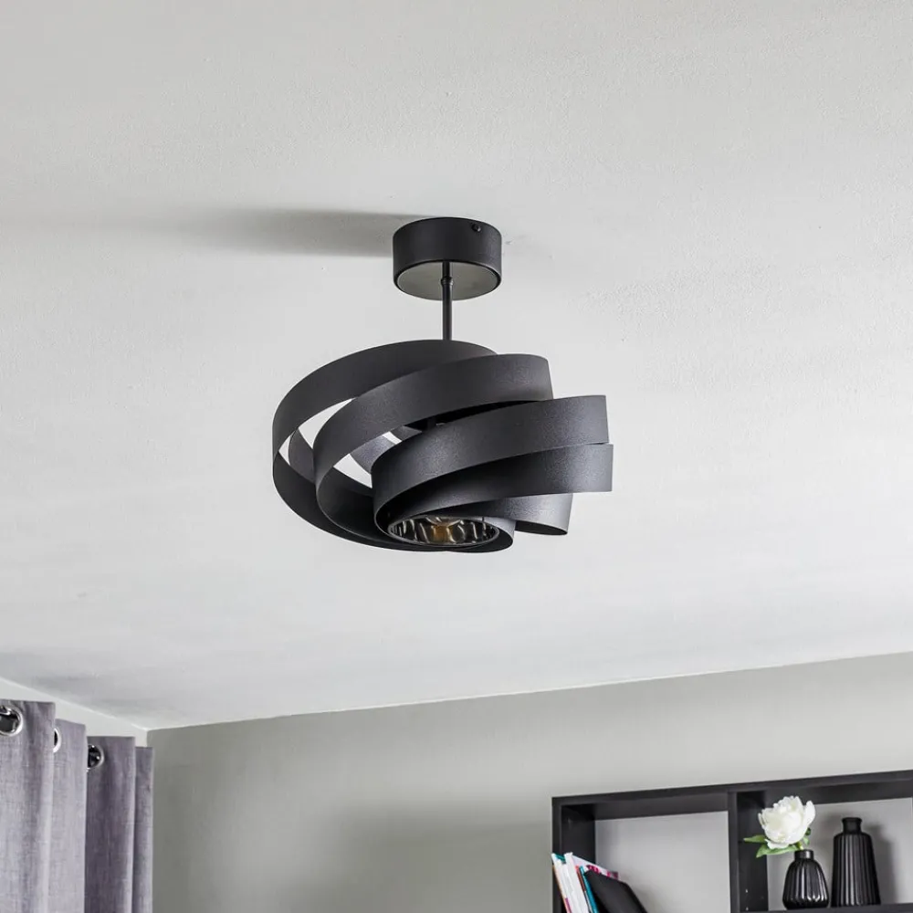 Domiluce Gang|Loftlamper > Vento loftlampe, sort, Ø 40 cm, metal, E27