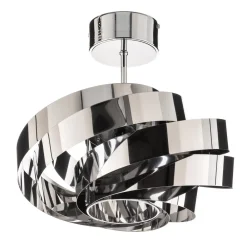 Euluna Loftlamper > Vento loftslampe, krom nikkelfarvet, Ø 40 cm, metal