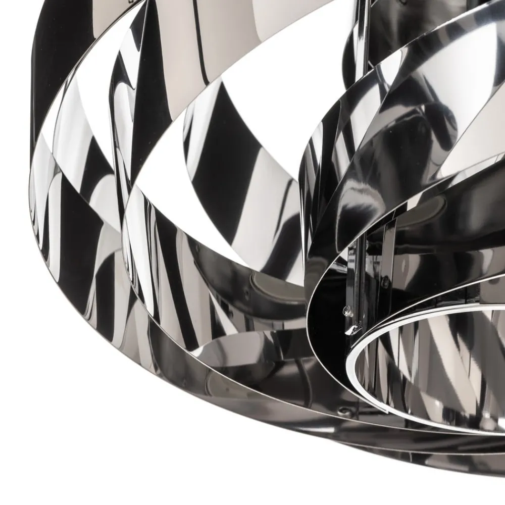 Euluna Loftlamper > Vento loftslampe, krom nikkelfarvet, Ø 40 cm, metal