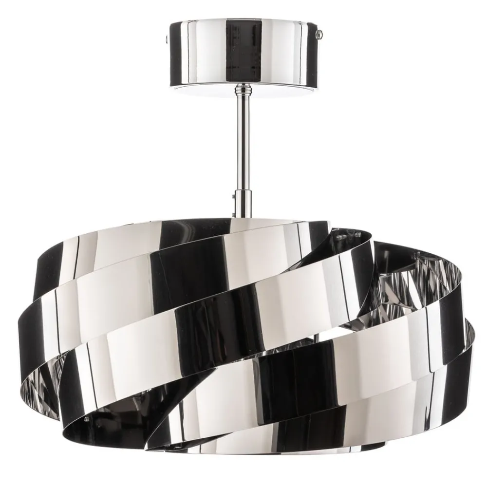 Euluna Loftlamper > Vento loftslampe, krom nikkelfarvet, Ø 40 cm, metal