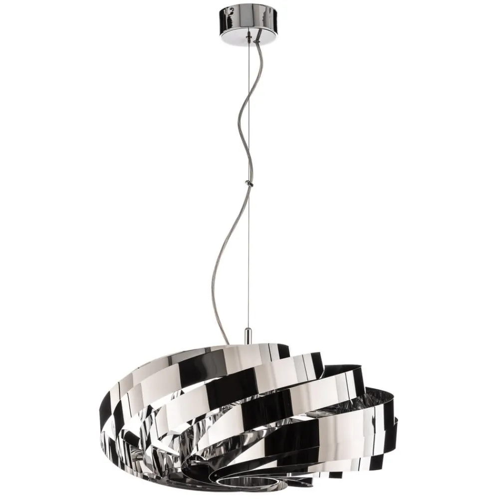 Domiluce Pendellamper > Vento-pendel, krom-nikkelfarvet, Ø 60 cm, metal