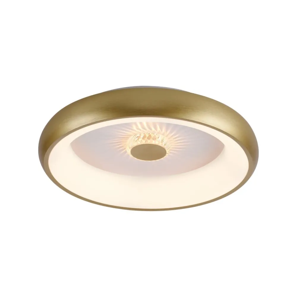 JUST LIGHT. GmbH Loftlamper > Vertigo LED-loftslampe, CCT, Ø 46,5 cm, messing