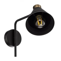 Euluna Væglamper > Væglampe Avalone udhæng 34 cm sort/messing