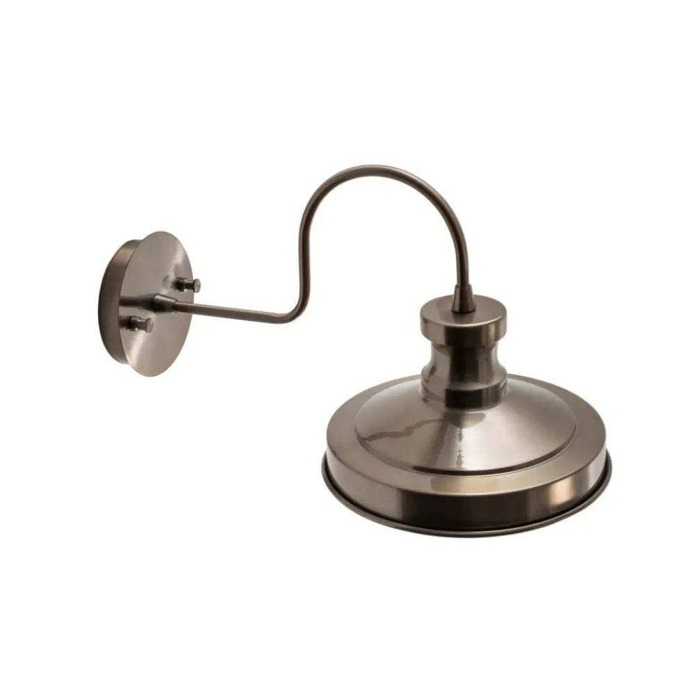 Opviq Gang|Væglamper > Væglampe Berceste, guld, metal, højde 23 cm, E27