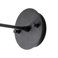 Væglamper|Væglamper ^ Opviq Væglampe Berceste, sort/guld, metal, højde 29 cm