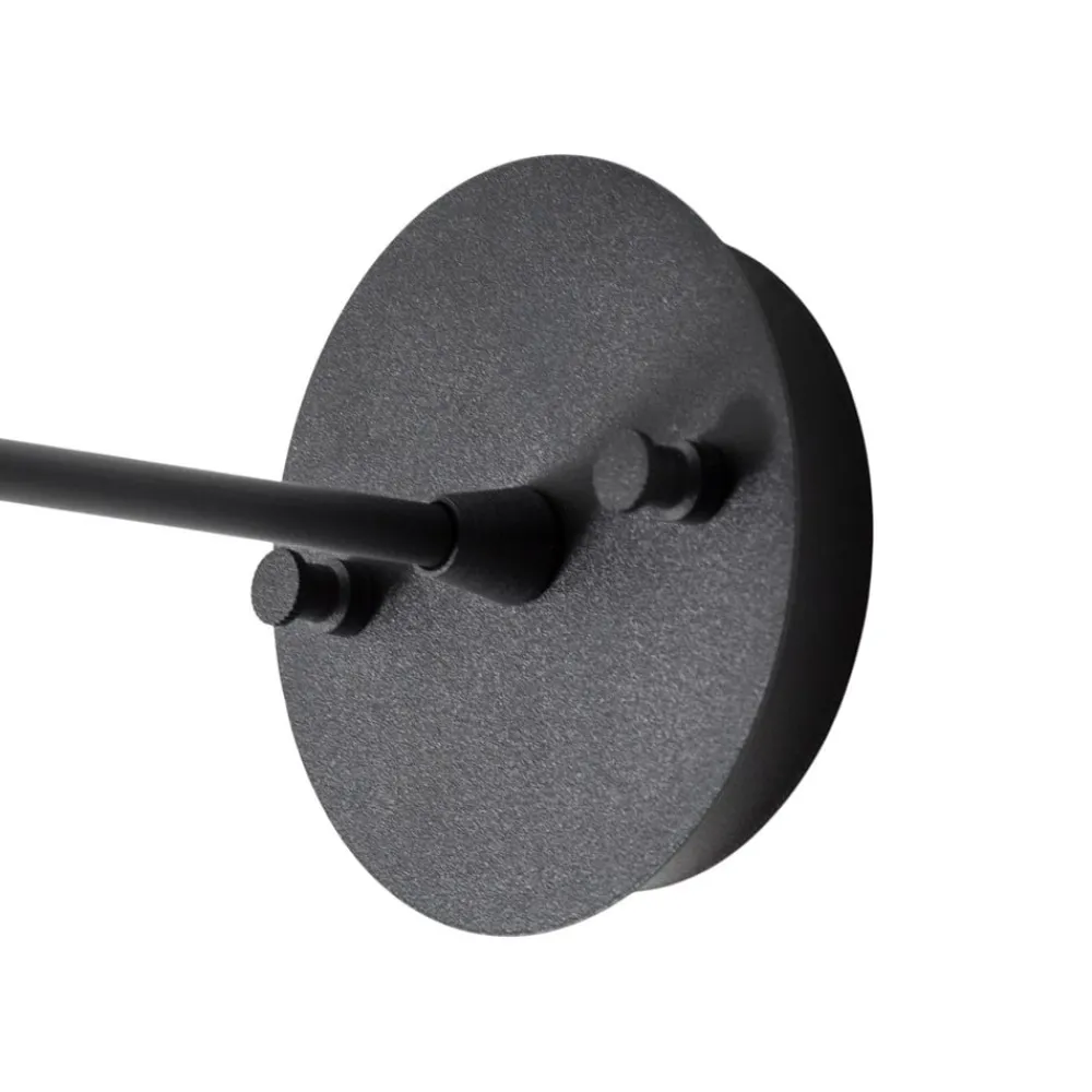 Væglamper|Væglamper ^ Opviq Væglampe Berceste, sort/guld, metal, højde 29 cm