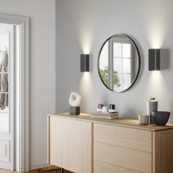 Nowodvorski Lighting Væglamper|Væglamper > Væglampe Bergen op & ned, grafit