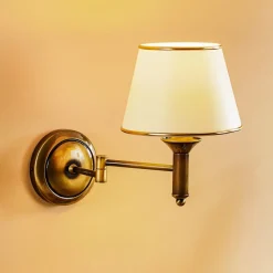 Jupiter Væglamper|Væglamper > Væglampe Birmingham patineret med ledbar arm