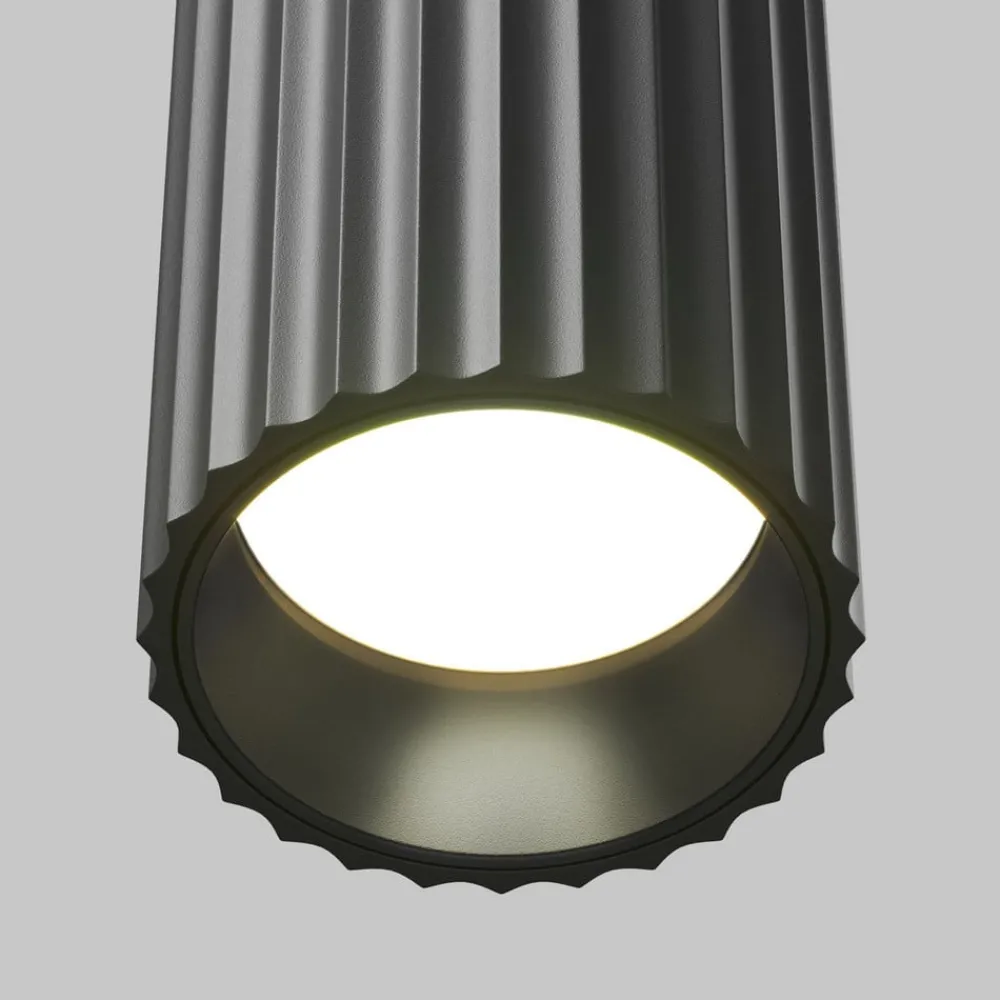 Væglamper|Væglamper ^ Maytoni Væglampe Calipso, sort, højde 20 cm metal 2xGU10 op/ned