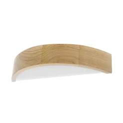 TEMAR LIGHTING Væglamper > Væglampe Cleo D1DR410, egetræ, 41 cm lang, E27