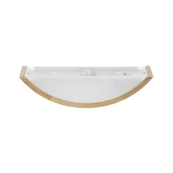 TEMAR LIGHTING Væglamper > Væglampe Cleo D1DR410, egetræ, 41 cm lang, E27